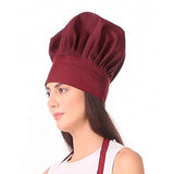 KODENIPR CLUB Adjustable Mens Womens Cooking Chef Cap Hat for Kitchen/Plain/