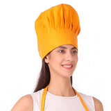 KODENIPR CLUB Adjustable Mens Womens Cooking Chef Cap Hat for Kitchen/Plain/