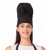 KODENIPR CLUB Adjustable Mens Womens Cooking Chef Cap Hat for Kitchen/Plain/