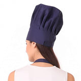 KODENIPR CLUB Adjustable Mens Womens Cooking Chef Cap Hat for Kitchen/Plain/