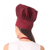 KODENIPR CLUB Adjustable Mens Womens Cooking Chef Cap Hat for Kitchen/Plain/