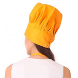KODENIPR CLUB Adjustable Mens Womens Cooking Chef Cap Hat for Kitchen/Plain/