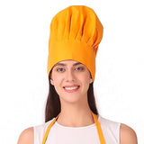 KODENIPR CLUB Adjustable Mens Womens Cooking Chef Cap Hat for Kitchen/Plain/