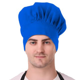 KODENIPR CLUB Adjustable Mens Womens Cooking Chef Cap Hat for Kitchen/Plain/