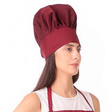 KODENIPR CLUB Adjustable Mens Womens Cooking Chef Cap Hat for Kitchen/Plain/