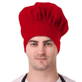 KODENIPR CLUB Adjustable Mens Womens Cooking Chef Cap Hat for Kitchen/Plain/