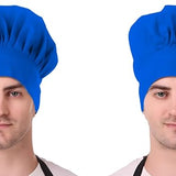 KODENIPR CLUB Adjustable Mens Womens Cooking Chef Cap Hat for Kitchen/Plain/