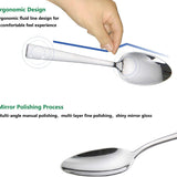 Kodenipr Club Stainless Steel Spoon Set for Tea, Sugar, Coffee, Spices, Spoon Set (Length 14.5cm, Set of 12)
