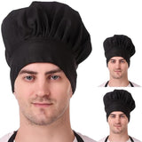KODENIPR CLUB Adjustable Mens Womens Cooking Chef Cap Hat for Kitchen/Plain/