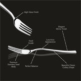 Kodenipr Club Stainless Steel Spoon Set for Tea, Sugar, Coffee, Spices, Spoon Set (Length 14.5cm, Set of 12)