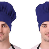 KODENIPR CLUB Adjustable Mens Womens Cooking Chef Cap Hat for Kitchen/Plain/