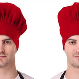 KODENIPR CLUB Adjustable Mens Womens Cooking Chef Cap Hat for Kitchen/Plain/