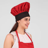 KODENIPR CLUB Adjustable Mens Womens Hotel Cafe Restaurants Catering Cooking Chef Cap Hat for Kitchen,(Black Chalk Stripe)