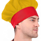 KODENIPR CLUB Adjustable Mens Womens Hotel Cafe Restaurants Catering Cooking Chef Cap Hat for Kitchen,(Black Chalk Stripe)