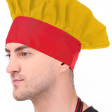KODENIPR CLUB Adjustable Mens Womens Hotel Cafe Restaurants Catering Cooking Chef Cap Hat for Kitchen,(Black Chalk Stripe)