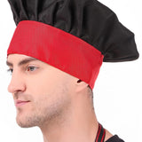 KODENIPR CLUB Adjustable Mens Womens Hotel Cafe Restaurants Catering Cooking Chef Cap Hat for Kitchen,(Black Chalk Stripe)