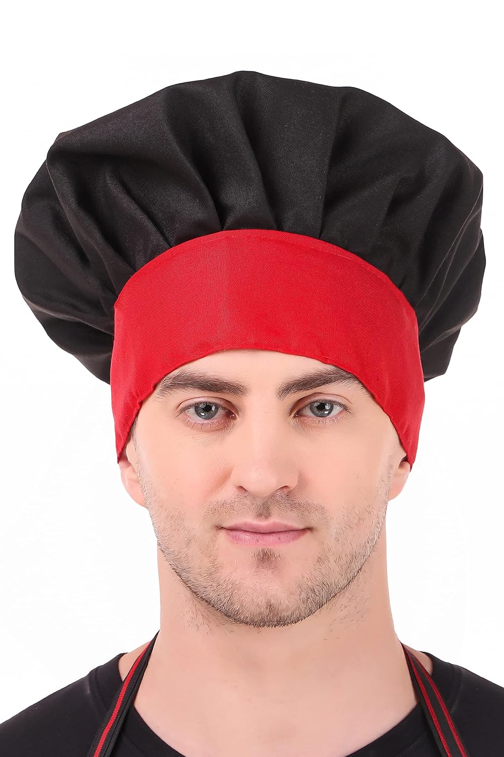 Size Chart for KODENIPR CLUB Adjustable Mens Womens Hotel Cafe Restaurants Catering Cooking Chef Cap Hat for Kitchen,(Black Chalk Stripe)