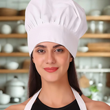 KODENIPR CLUB Adjustable Mens Womens Cooking Chef Cap Hat for Kitchen/Plain/