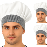 KODENIPR CLUB Adjustable Mens Womens Chef Cap Hat Cooking Kitchen Cap/Check/