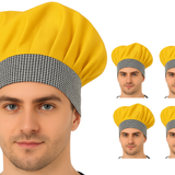 KODENIPR CLUB Adjustable Mens Womens Chef Cap Hat Cooking Kitchen Cap/Check/