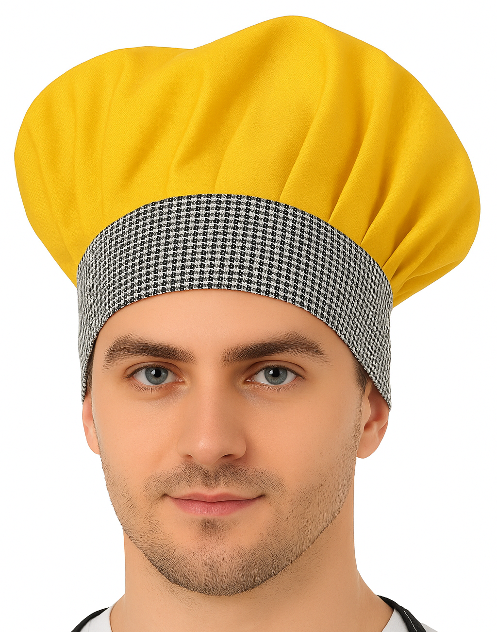 KODENIPR CLUB Adjustable Mens Womens Chef Cap Hat Cooking Kitchen Cap/Check/