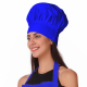 Adjustable Men's Women's Cooking Chef Cap Hat for Kitchen/Plain/ (Royal Blue)