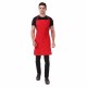 Mens and Womens Chef Cooking Kitchen Apron (Red)