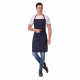 Mens and Womens Chef Cooking Kitchen Apron (Navy Blue)