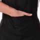 Mens and Womens Chef Cooking Kitchen Apron (Black)