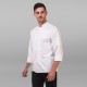 Traditional White Chef Coat, Detachable Button Poly/Cotton