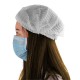 Disposable Hair Cap Stretchable White Bouffant Caps/Cooking Caps